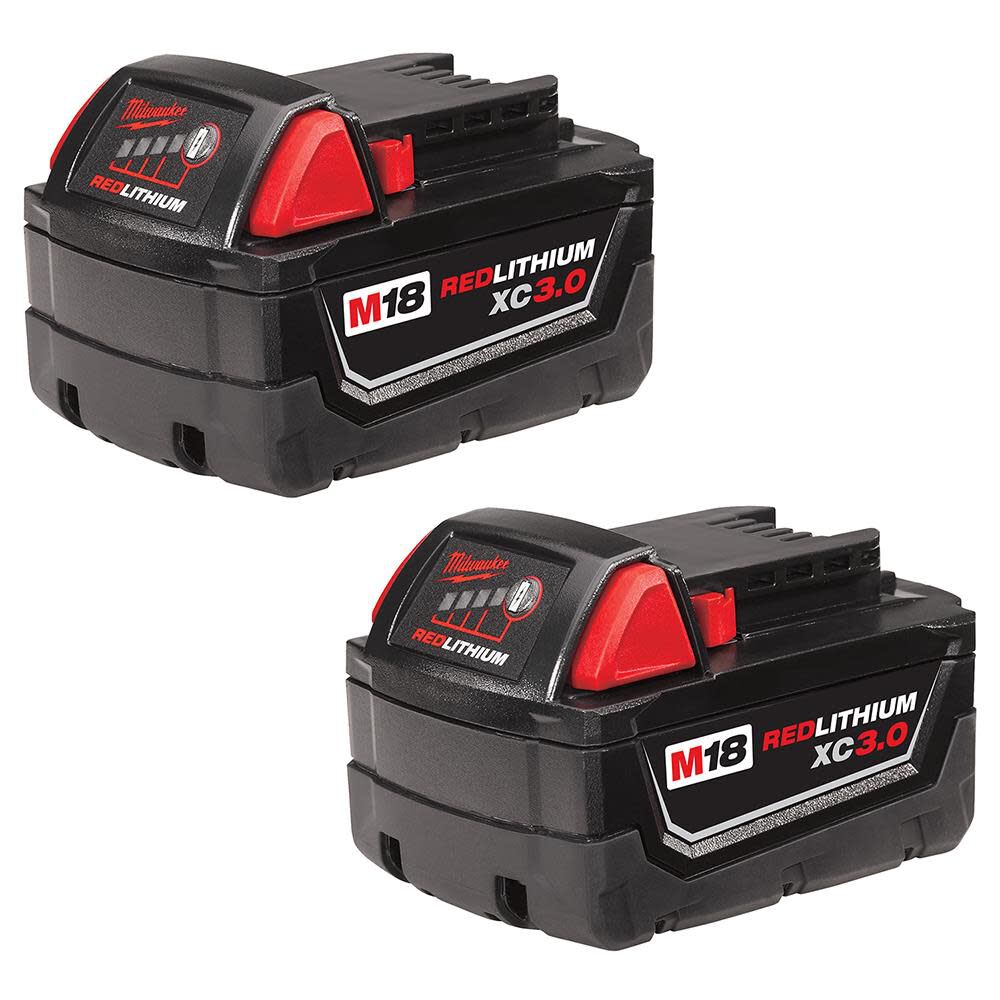 M18 REDLITHIUM High Capacity 3.0Ah Battery Pack (2 Piece) 48-11-1822