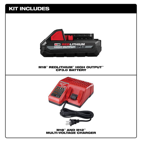 M18 REDLITHIUM HIGH OUTPUT CP3.0 Starter Kit 48-59-1835