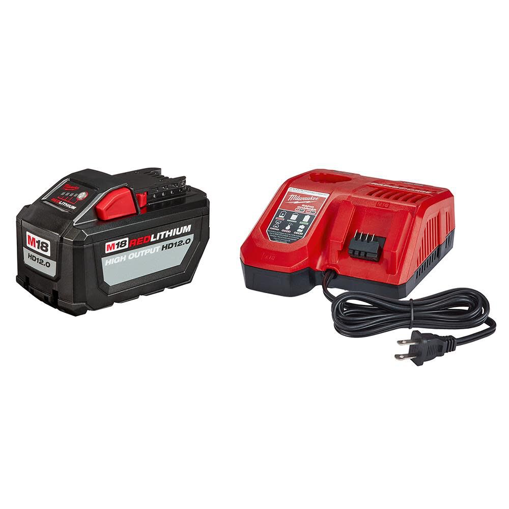 M18 REDLITHIUM HIGH OUTPUT HD 12.0Ah Battery and Charger Starter Kit 48-59-1200