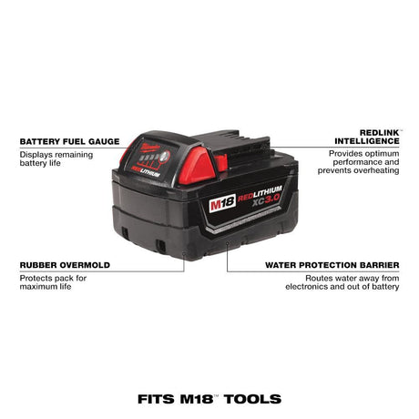 M18 REDLITHIUM XC 3.0Ah Extended Capacity Battery Pack 48-11-1828