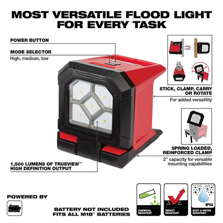 M18 ROVER Mounting Flood Light (Bare Tool) 2365-20