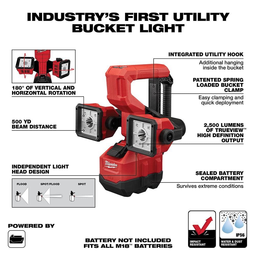 M18 Utility Bucket Light (Bare Tool) 2122-20