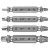 M2 Steel Screw Extractor Set 4pc 49-57-9001