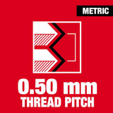 M3-0.50 mm 1-Inch Hex Threading Die 49-57-5311