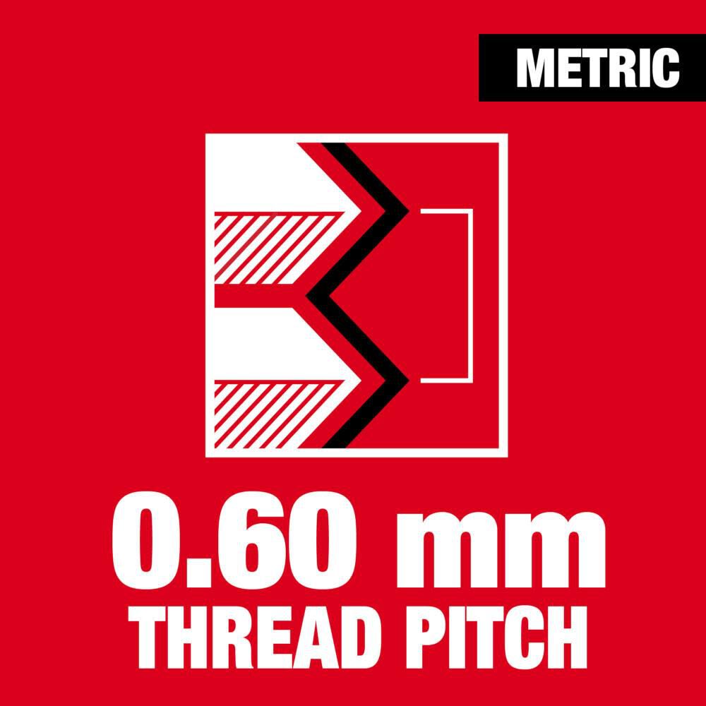 M3-0.60 mm 1-Inch Hex Threading Die 49-57-5310