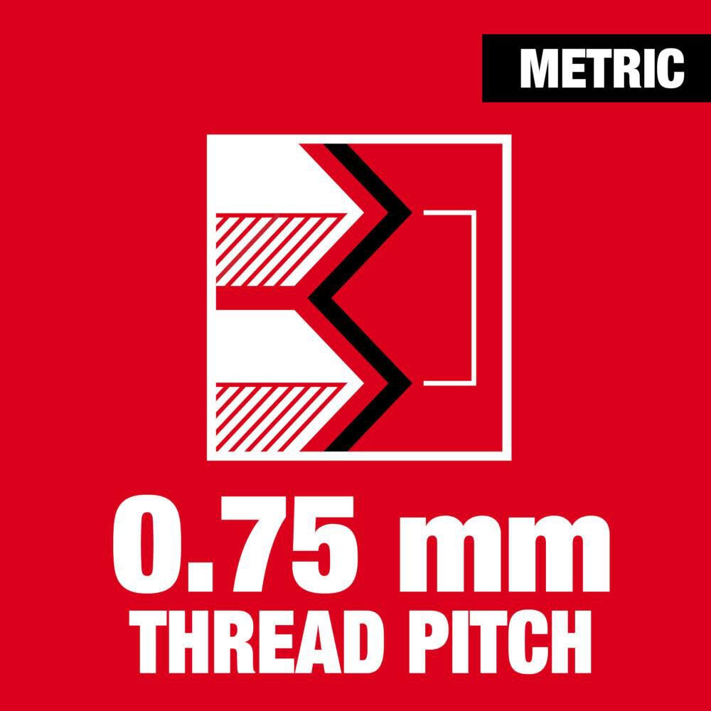 M4-0.75 mm 1-Inch Hex Threading Die 49-57-5320