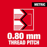 M5-0.80 mm 1-Inch Hex Threading Die 49-57-5329