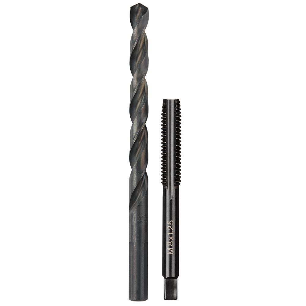 M8-1.25 mm Straight Flute Plug Tap & H Drill Bit 49-57-5543