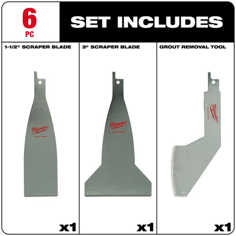 Material Removal Blade Set 3PK 49-22-5403