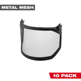 Mesh Shield Replacement Helmet & Hard Hat Mount 10pk 48-73-1433