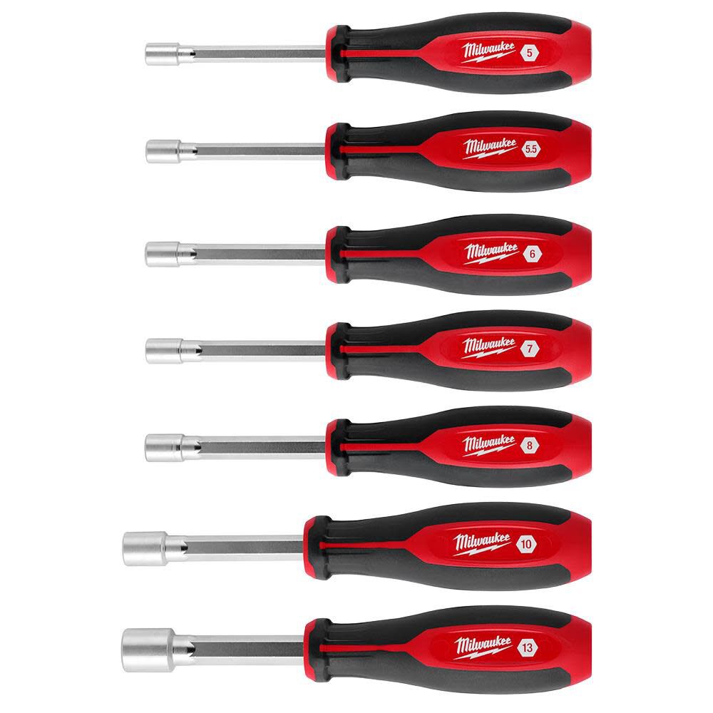 Metric HollowCore Magnetic Nut Driver Set 7pc 48-22-2548