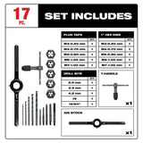 Metric Tap and Die 17pc Set 49-22-5601