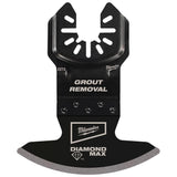 MILWAUKEE OPEN-LOK DIAMOND MAX Diamond Grit Grout Removal Multi-Tool Blade 49-25-2272