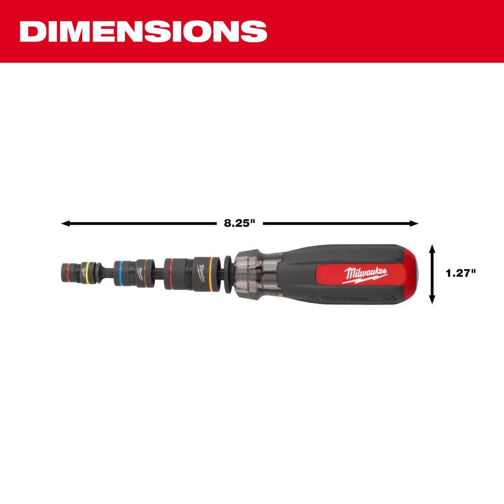 Multi-Nut Driver W/ SHOCKWAVE Impact Duty Magnetic Nut Drivers 48-22-2921