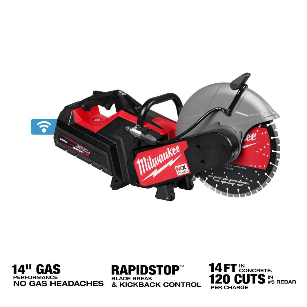 MX FUEL 14 in Cut-Off Saw with RAPIDSTOP Brake Kit MXF315-2XC