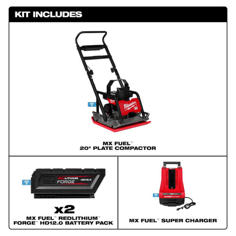 MX FUEL 20 in Plate Compactor Kit MXF220-2HD