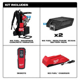 MX FUEL Backpack Concrete Vibrator Kit MXF371-2XC