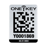 ONE-KEY Asset ID Tag Large for Metal Surface (25pc) 48-21-0004