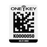 ONE-KEY Asset ID Tag Large for Plastic Surface (100pc) 48-21-0002