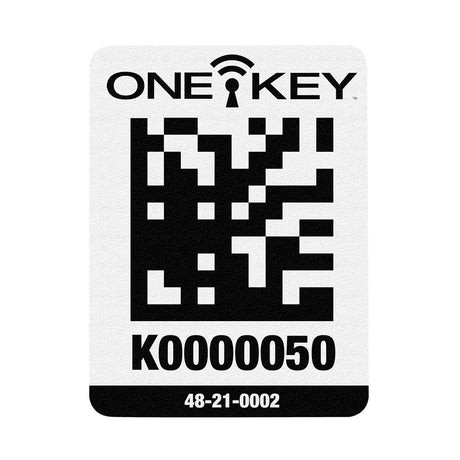 ONE-KEY Asset ID Tag Large for Plastic Surface (100pc) 48-21-0002