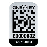 ONE-KEY Asset ID Tag Small for Metal Surface (100pc) 48-21-0003