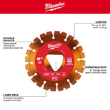 Orange 6 inx .100 in Diamond Blade for Green Concrete 49-93-7264