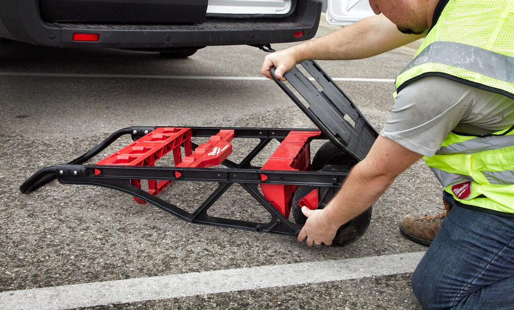 PACKOUT 2 Wheel Cart with PACKOUT Crate Bundle 48-22-8415-8440