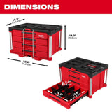 PACKOUT 4-Drawer Tool Box 48-22-8444