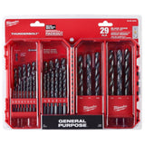 Packout Compact Black Oxide Drill Bit Set 29pc 48-22-8436-2802