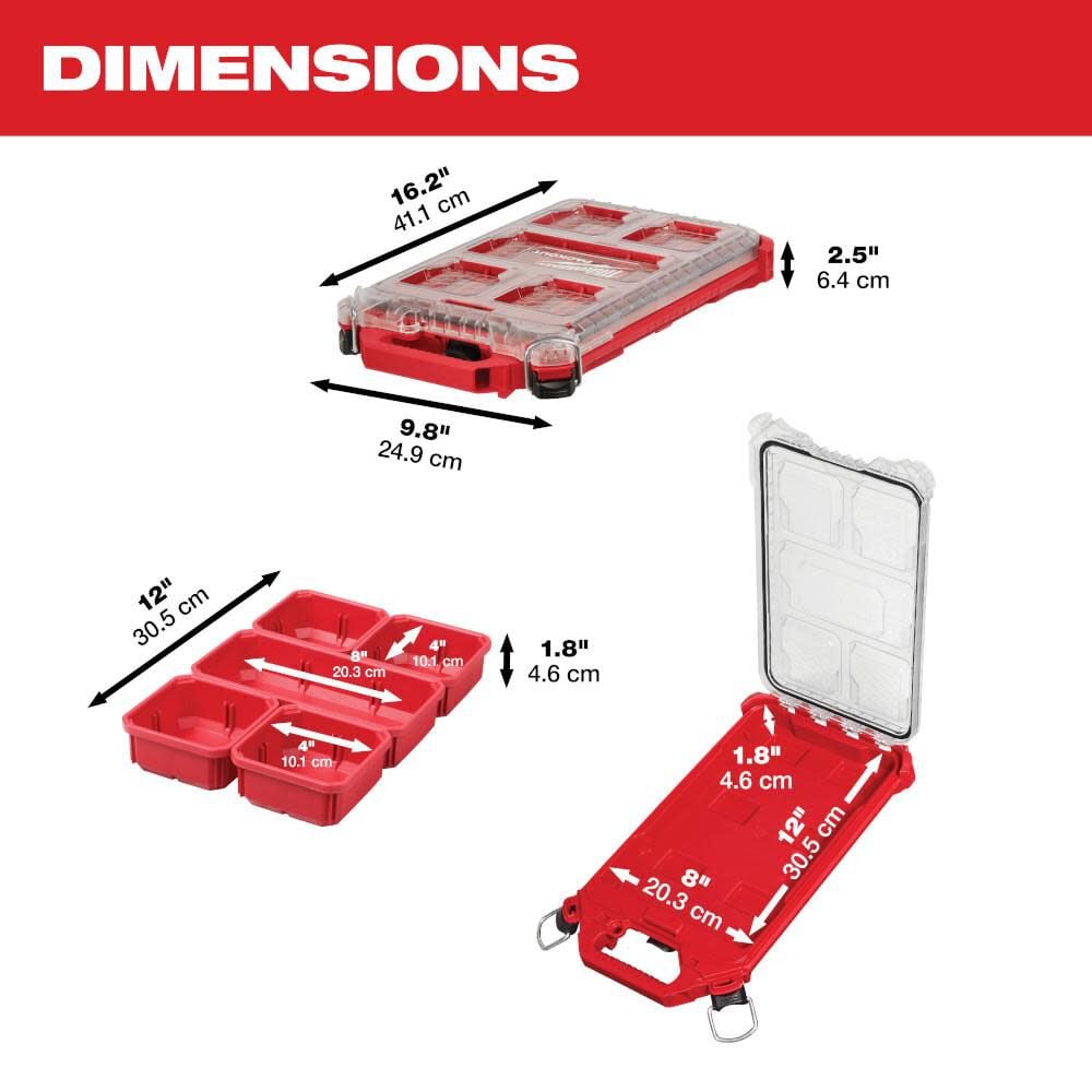 PACKOUT Compact Low-Profile Organizer 48-22-8436