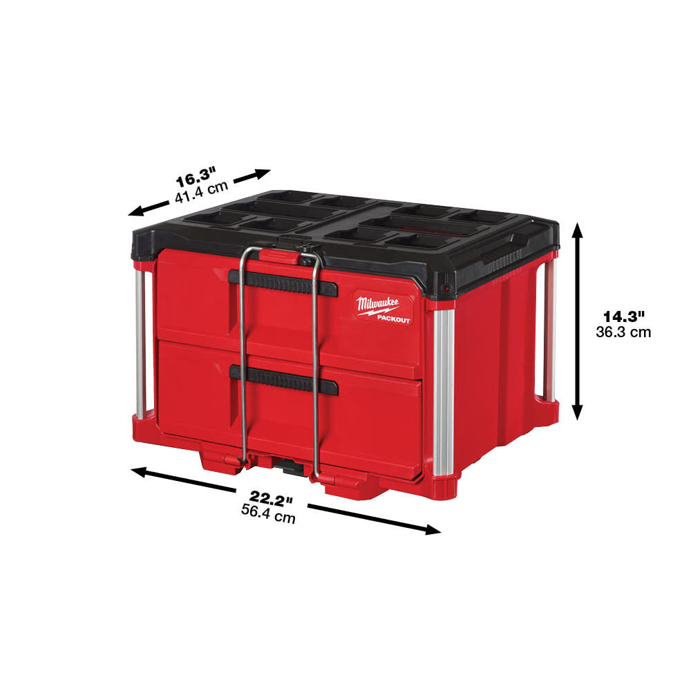 PACKOUT Drawers Tool Box Dolly Bundle 48-22-8442-8443D