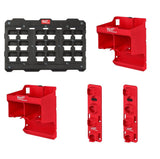 PACKOUT Large Wall Plate with Tool Stations & M12 Battery Racks Bundle 48-22-8487-8343X2M12