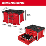 PACKOUT Multi-Depth 3-Drawer Tool Box 48-22-8447