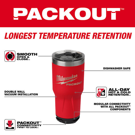 PACKOUT Tumbler 30oz Red Bundle 6pk 48-22-8393RX6