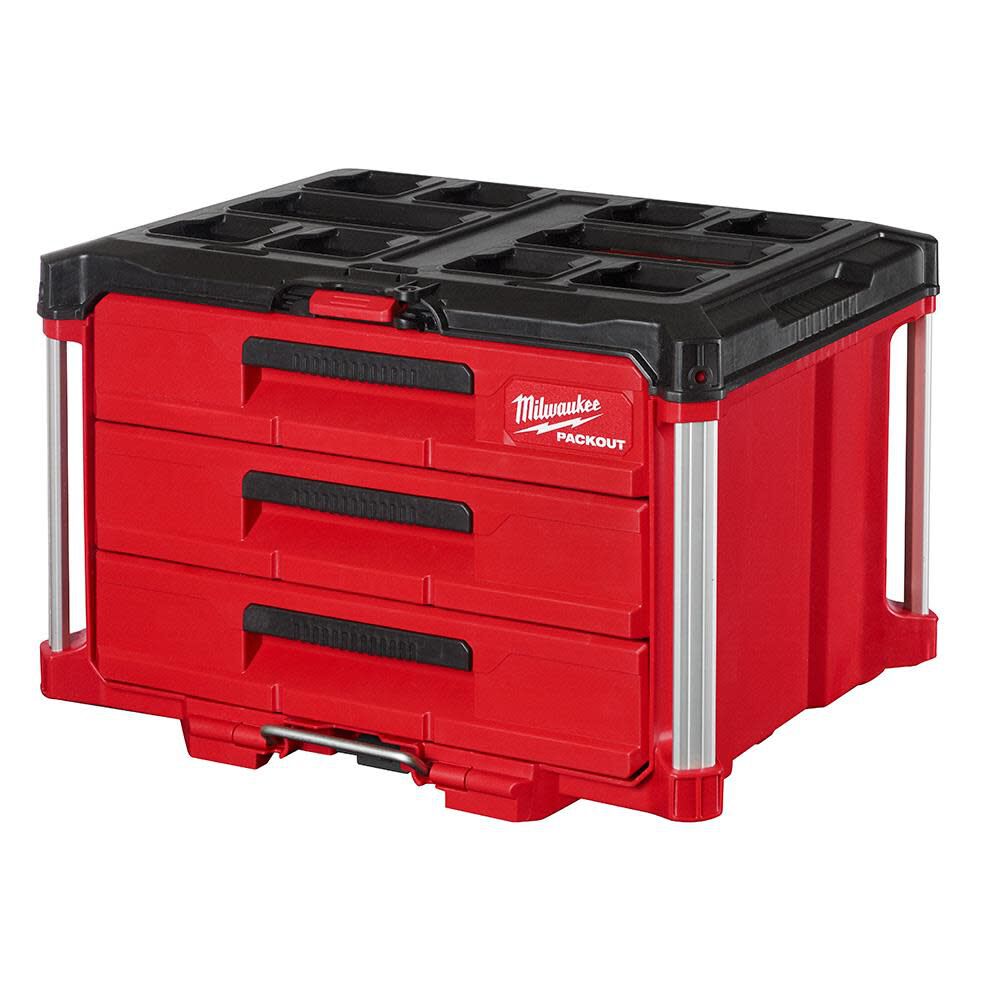 PACKOUT XL Tool Box and 3 Drawer Tool Box with Dolly 48-22-8429-8443-8410