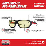 Performance Safety Glasses - Yellow Fog-Free Lenses 48-73-2120