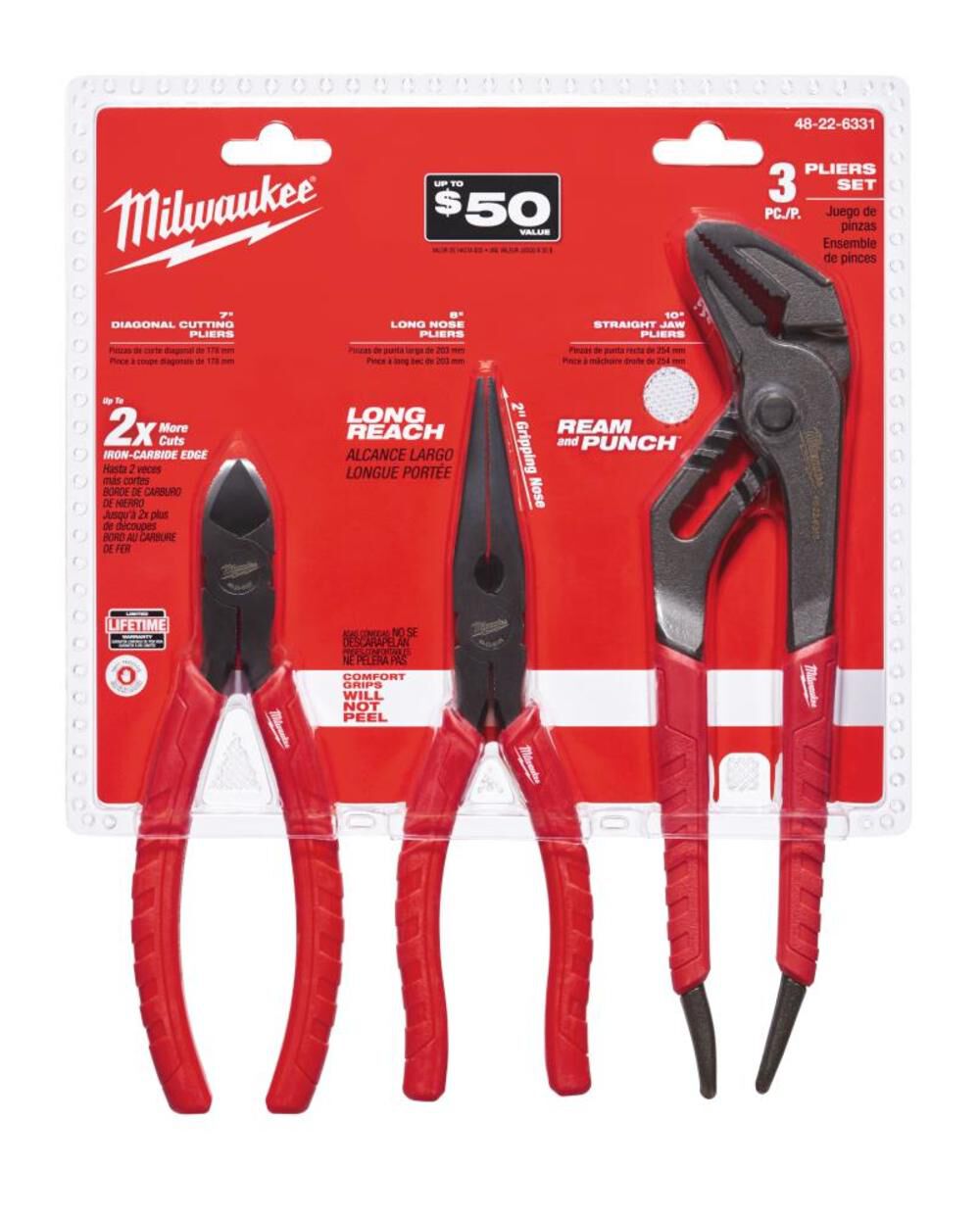 Pliers Set 3pc 48-22-6331