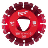 Red 6 in x .100 in Diamond Blade for Green Concrete 49-93-7263