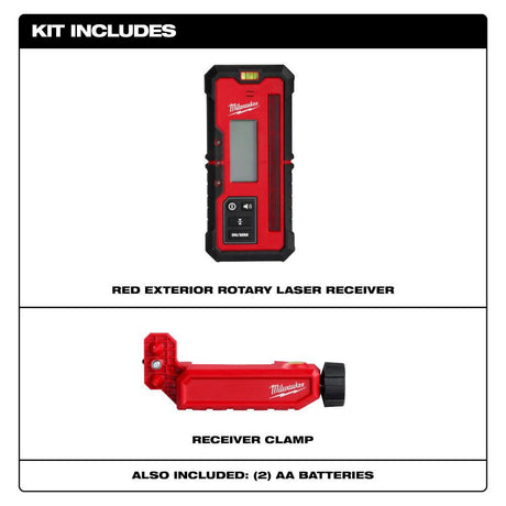 Red Exterior Rotary Laser Receiver 3711