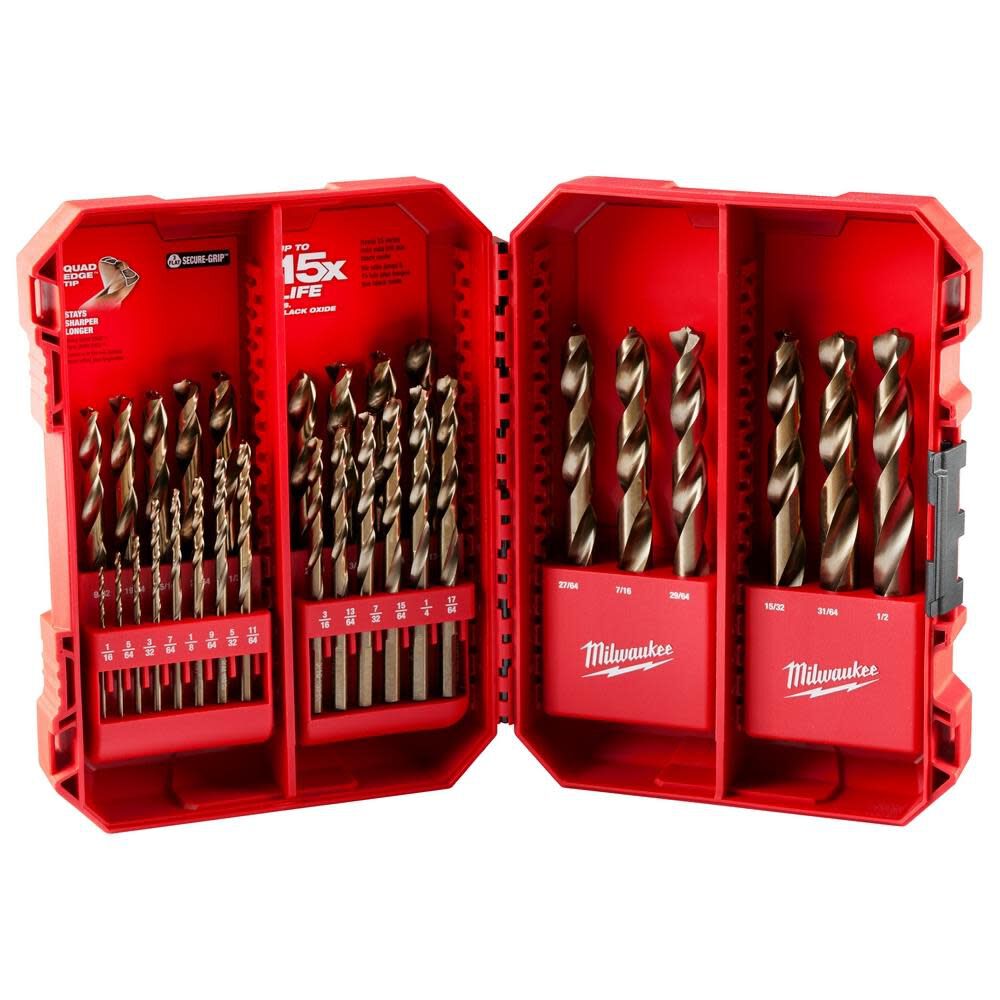 RED HELIX Cobalt Drill Bit Set 29PC 48-89-2332