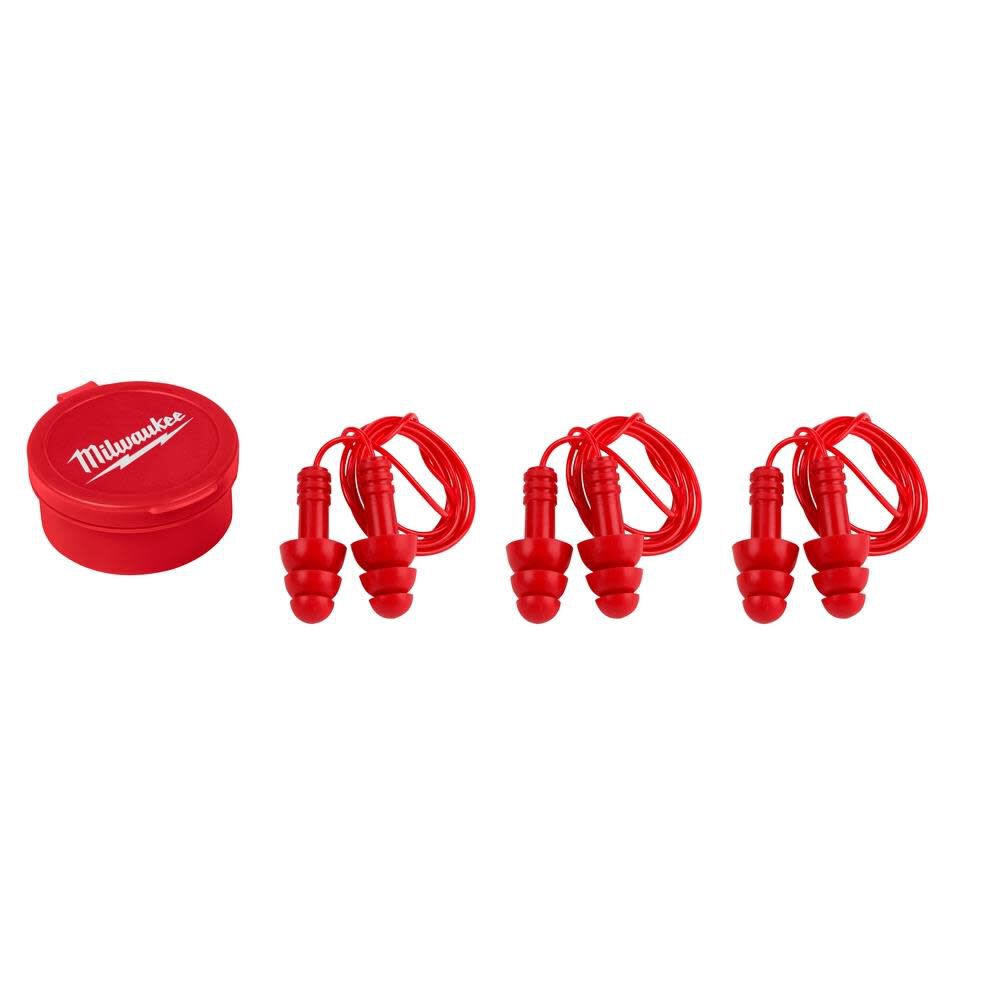 Reusable Corded Earplugs 3 Pack 48-73-3151