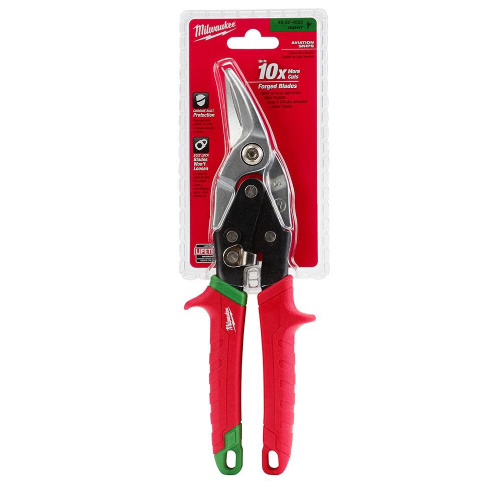 Right Cutting Aviation Snips 48-22-4520