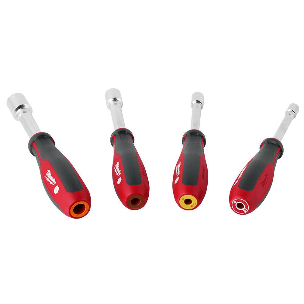 SAE HollowCore Magnetic Nut Driver Set 4pc 48-22-2544