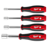 SAE HollowCore Magnetic Nut Driver Set 4pc 48-22-2544