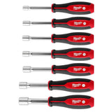 SAE HollowCore Magnetic Nut Driver Set 7pc 48-22-2547