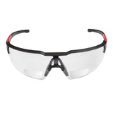 Safety Glasses - +1.00 Magnified Clear Anti-Scratch Lenses 48-73-2200