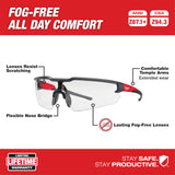 Safety Glasses - Clear Fog-Free Lenses 48-73-2012