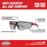 Safety Glasses - Gray Anti-Scratch Lenses (Polybag) 48-73-2106