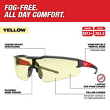 Safety Glasses - Yellow Fog-Free Lenses 48-73-2102