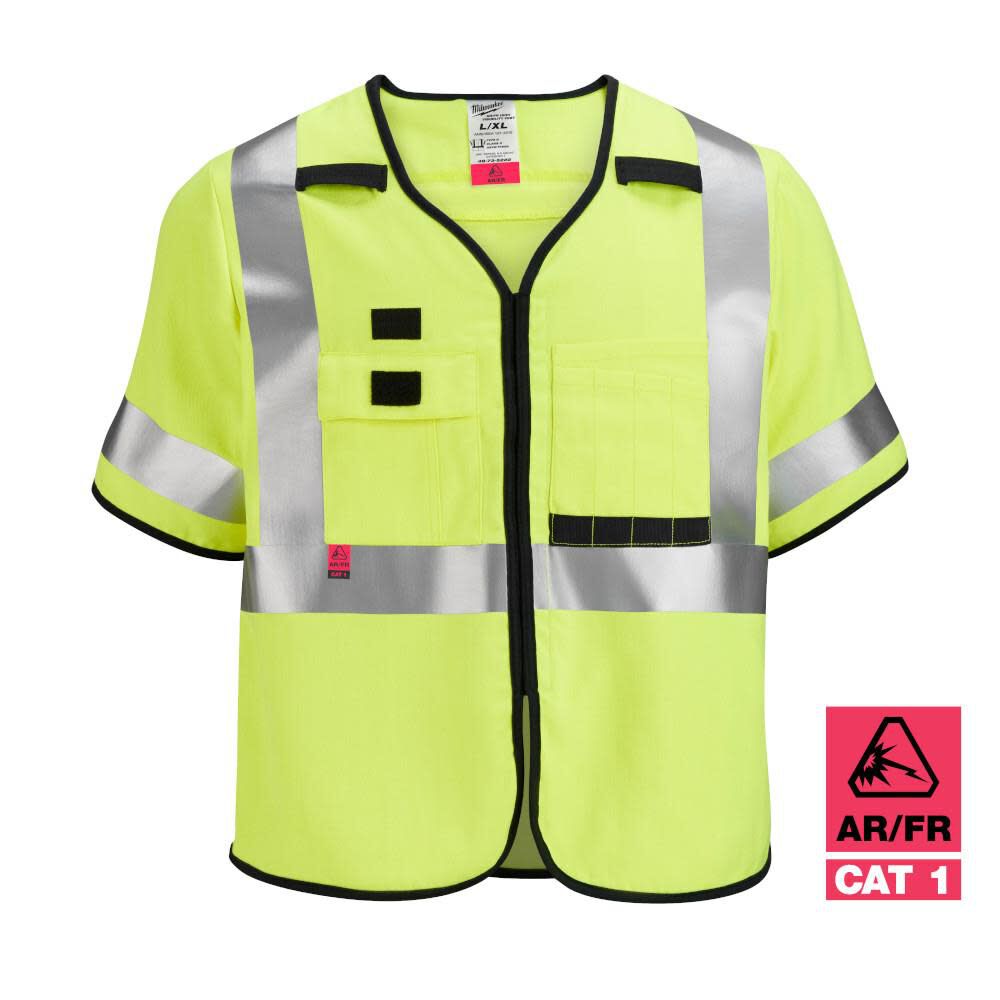 Safety Vest AR/FR Cat. 2 Class 3 High Visibility 48-73-5321M910